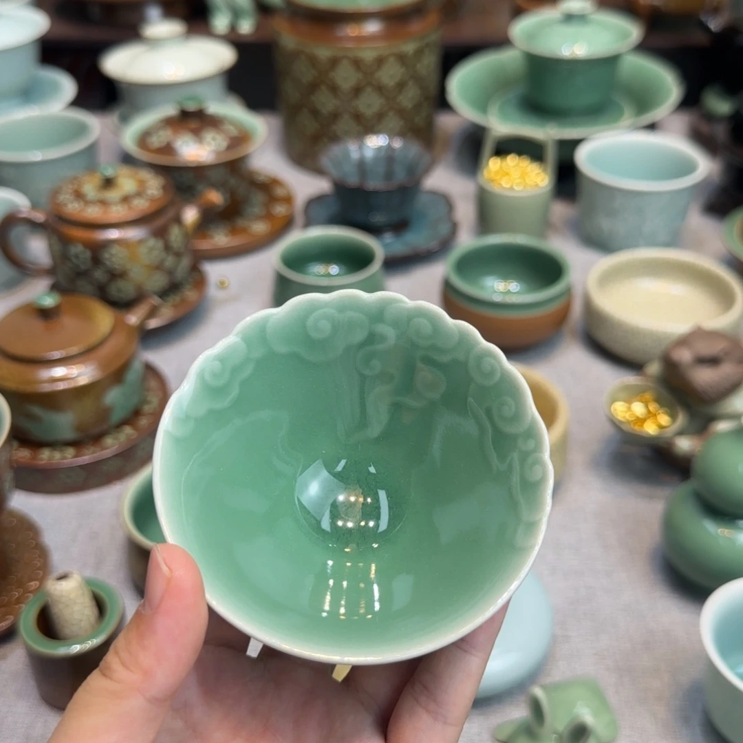 龙泉青瓷精品主人杯