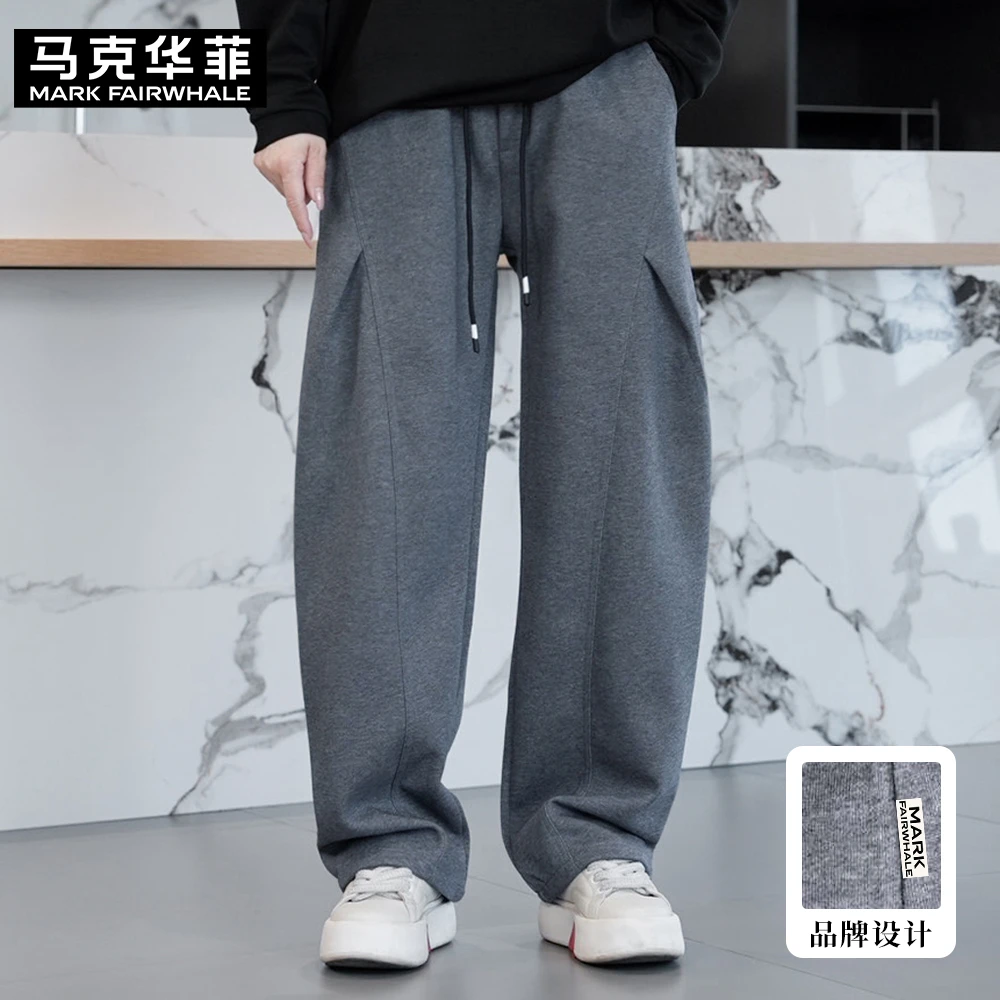 MARK FAIRWHALE/马克华菲2025冬季新款休闲裤百搭男时尚纯色显瘦