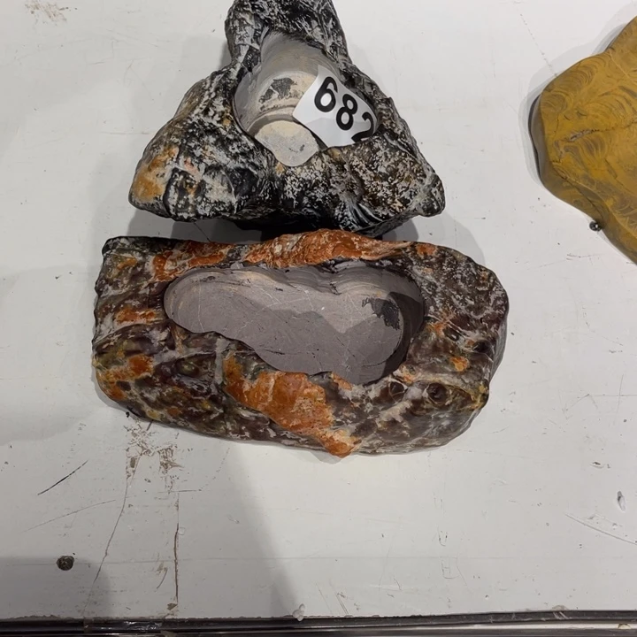 紫砂茶盘z****m磬石花盆2个