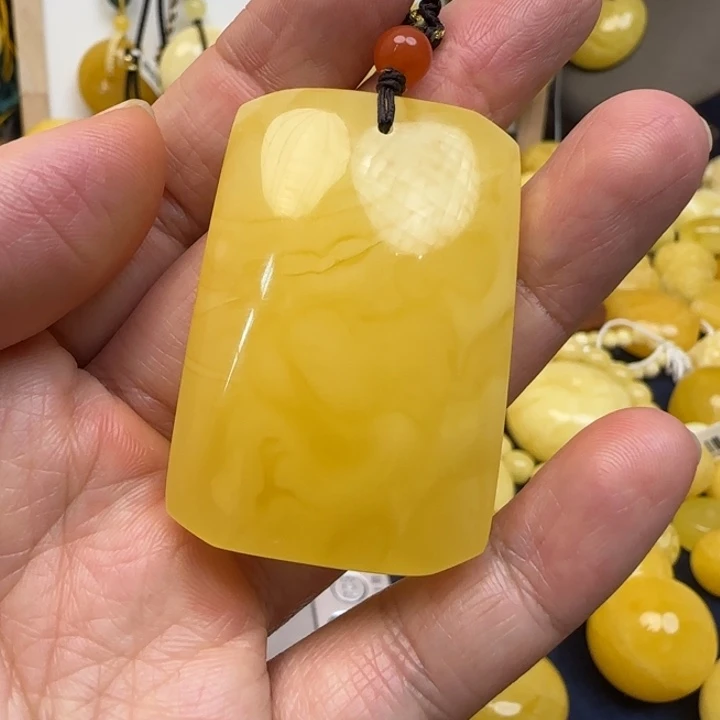 蜜蜡未镶嵌颈饰天然蜜蜡