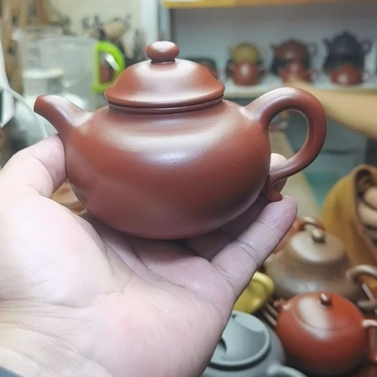 深****紫砂茶壶朱泥大红袍，莲子壶，220CC容量