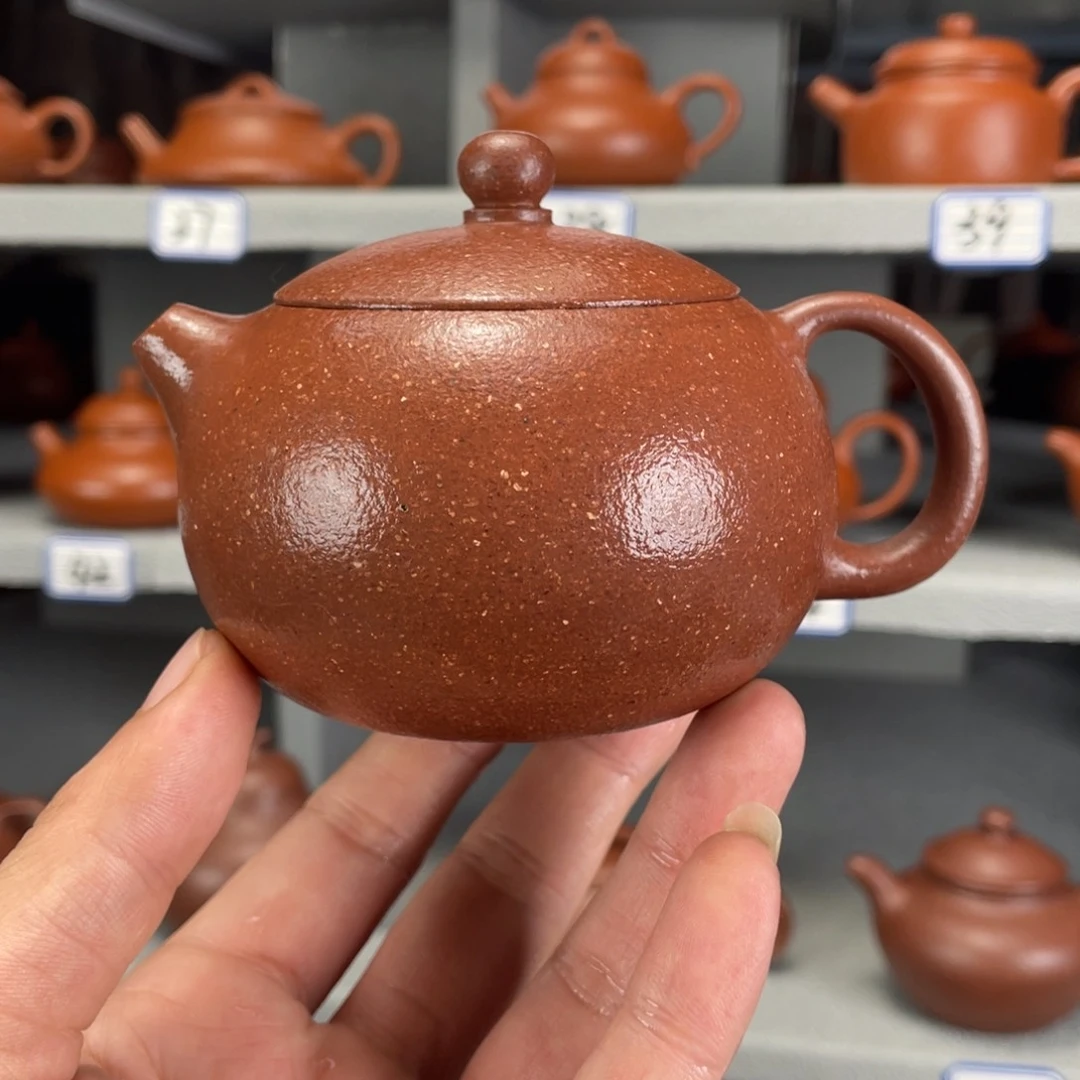 茶壶紫砂可*紫泥全手工200毫升