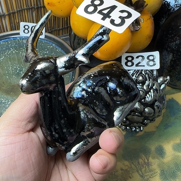 茶盏建盏杯主人杯龙窑柴烧瑕疵