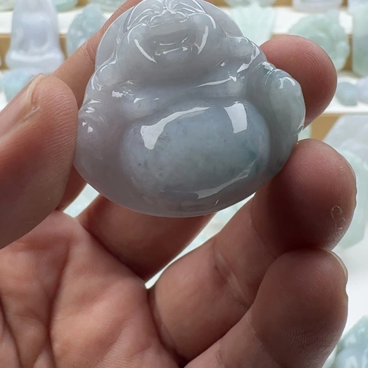 翡翠未镶嵌颈饰天然缅甸A货翡翠