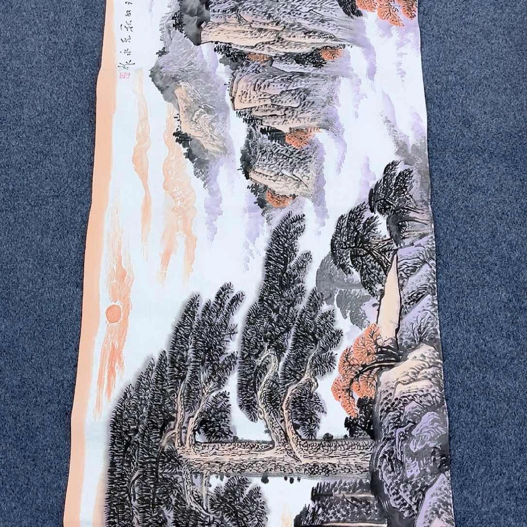 国画宣纸手绘国画作品