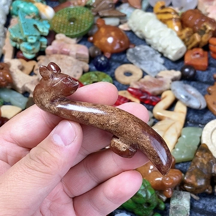 和田玉未镶嵌颈饰155