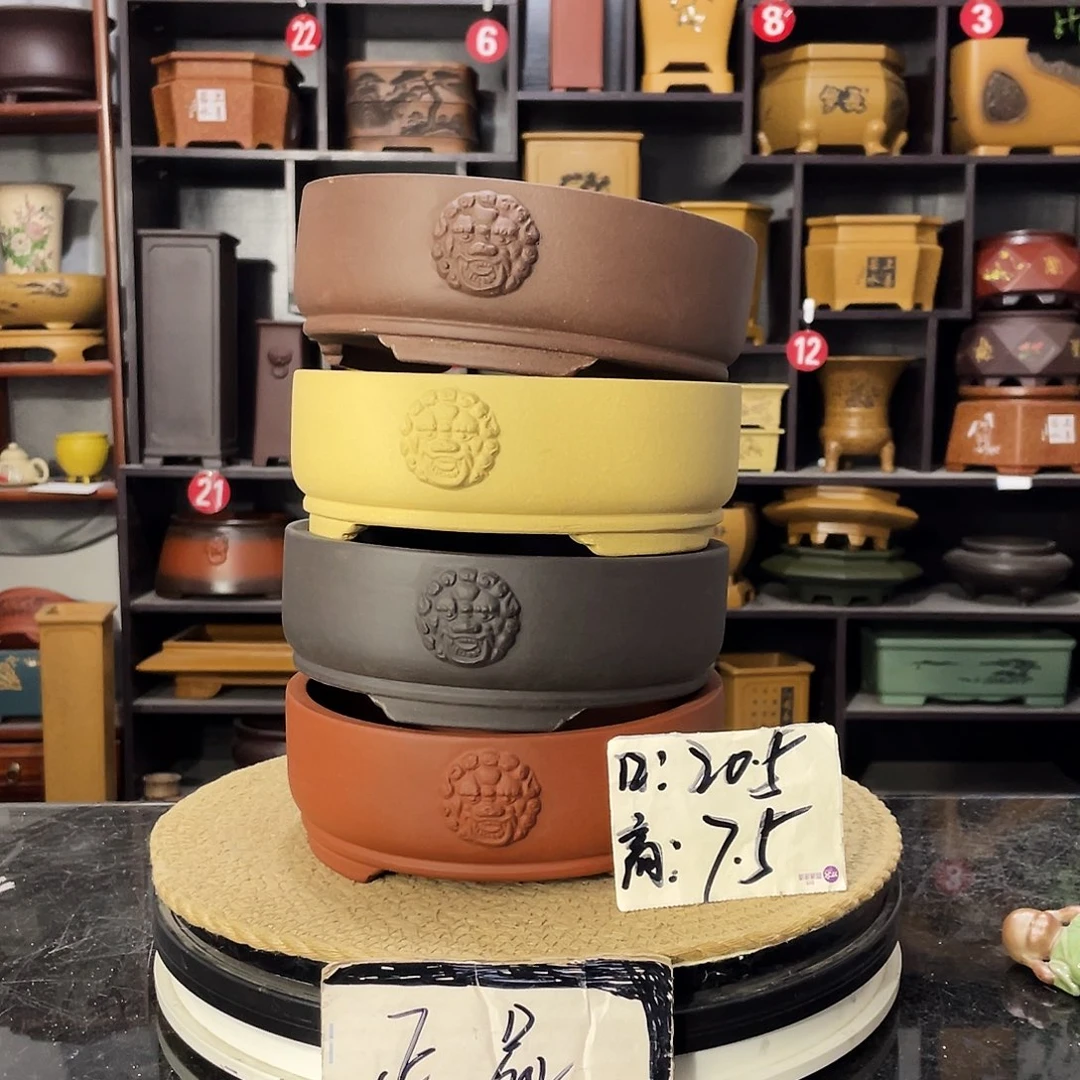 D-盆尚好紫砂花盆