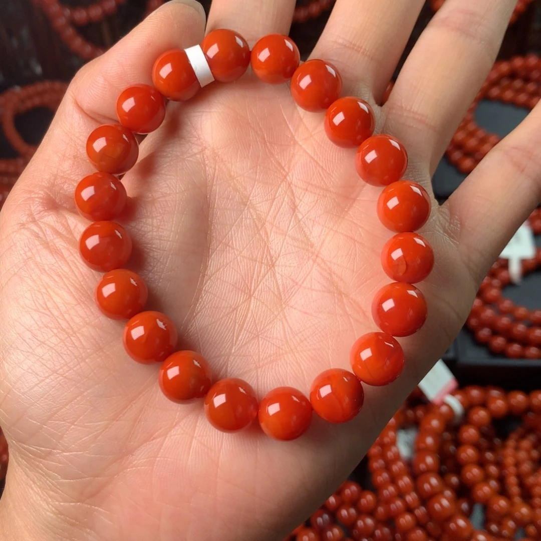 南红玛瑙手链未镶嵌10m手链糖