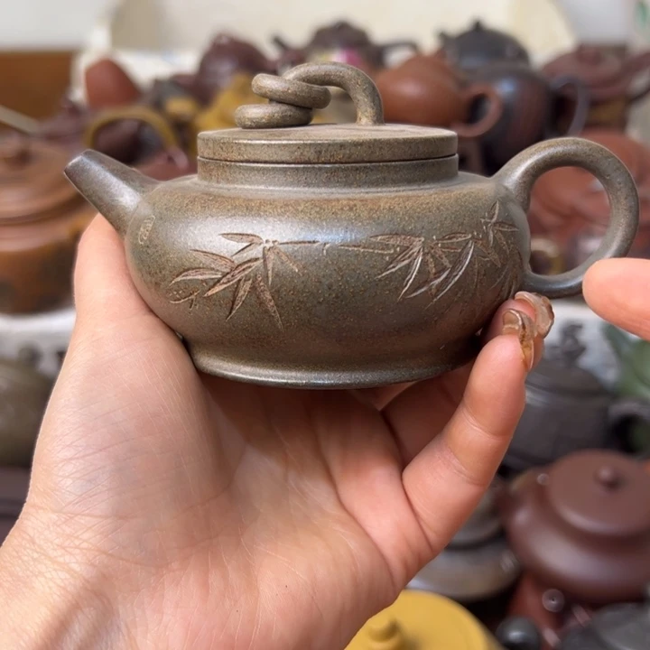 紫砂茶壶晃盖微瑕疵