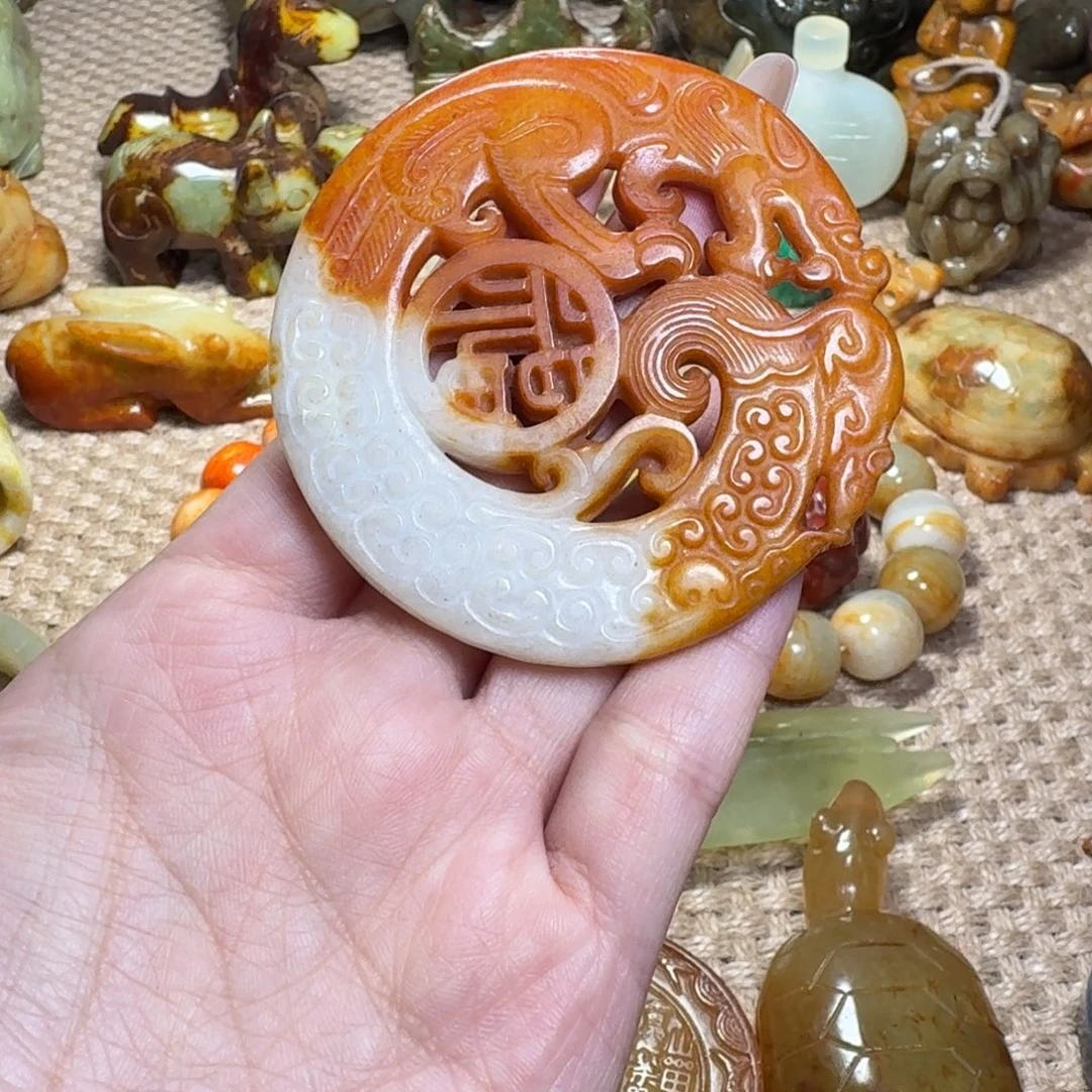 白玉菩提吊坠挂件