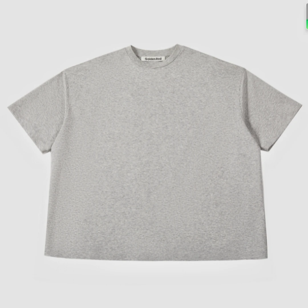 GOLDEN RODGolden rod 百搭纯色阔版灰色T恤