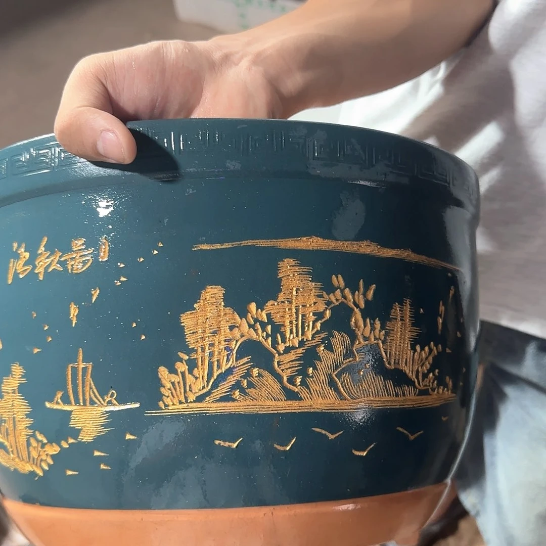 红泥花盆口径口径31 21
