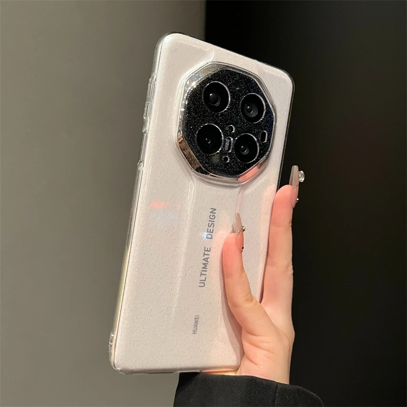 适用华为mate70RS非凡大师手机壳高级奢华闪粉mate60RS防摔女款