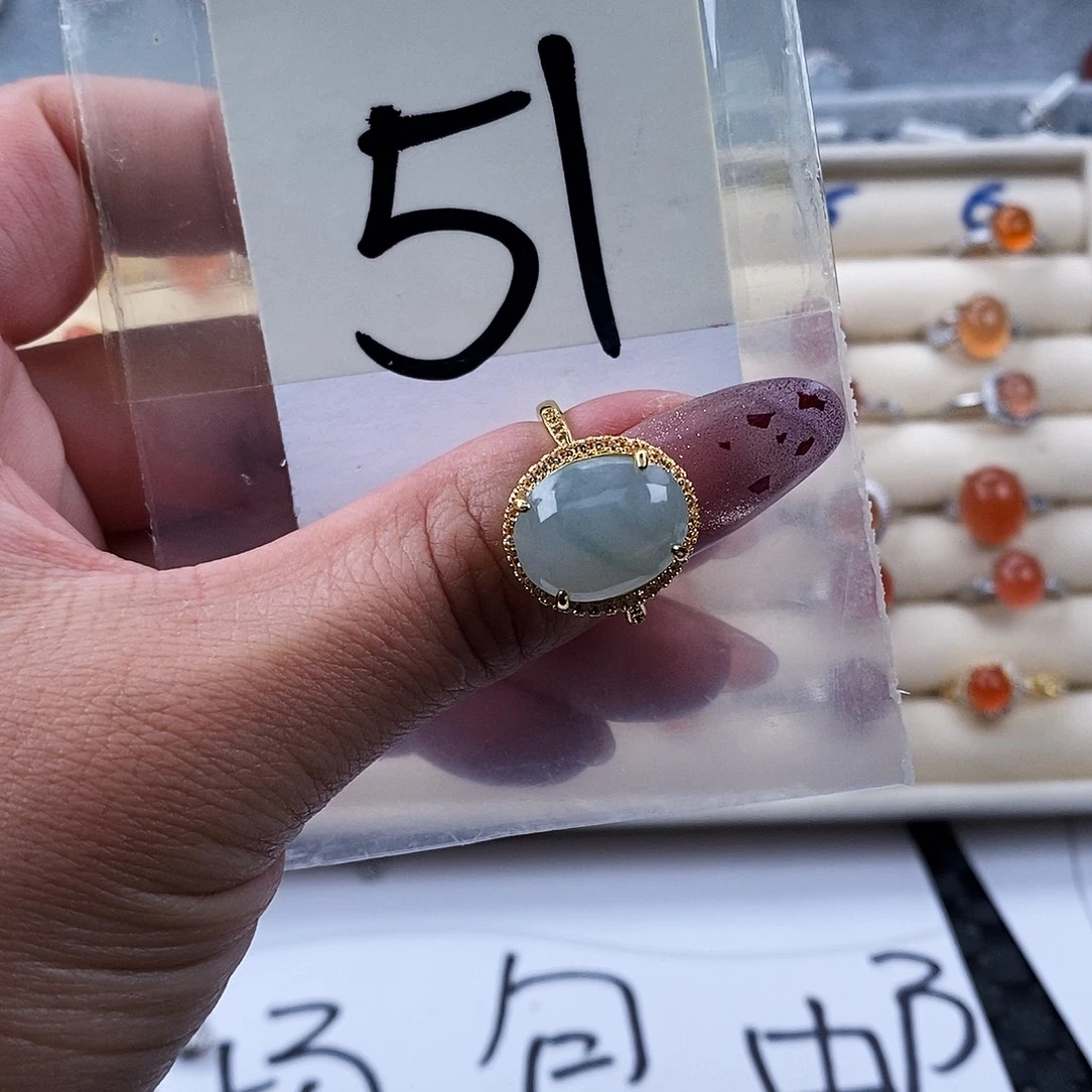 翡翠未镶嵌戒指缅甸