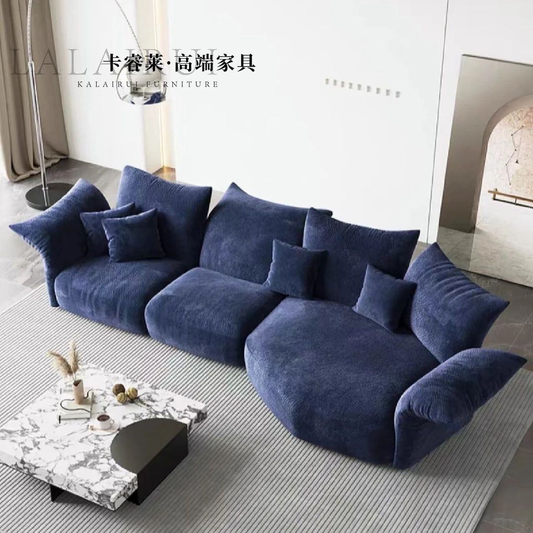 卡睿莱【花瓣沙发】全钢架款可拆洗沙发轻奢创意别墅异形北欧异型