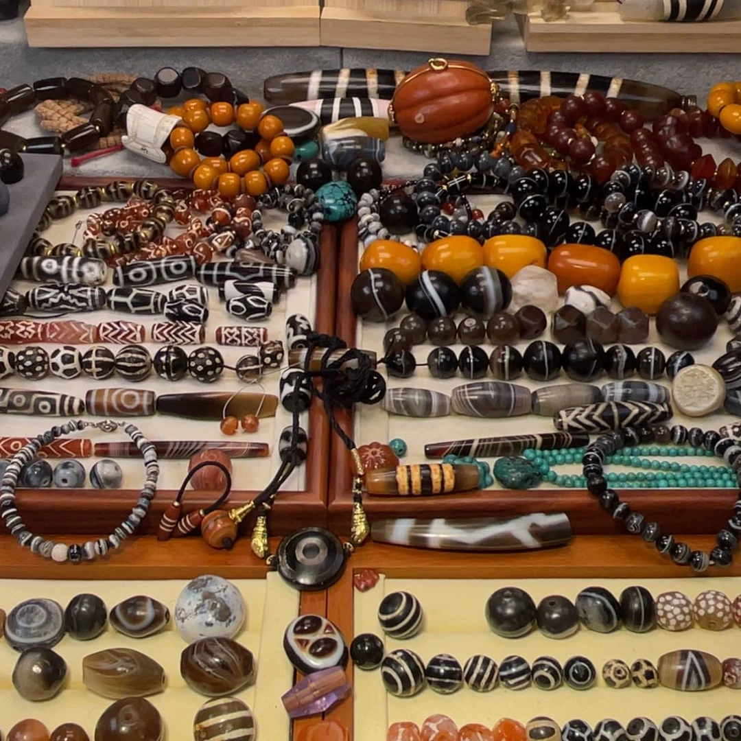 玛瑙/玉髓单珠未镶嵌一*林