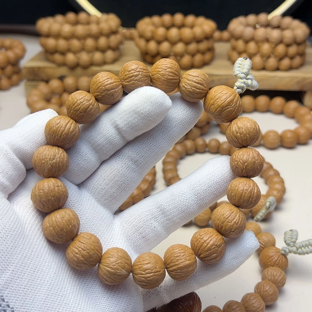 猴头核桃手串风雨16.3边高同尺