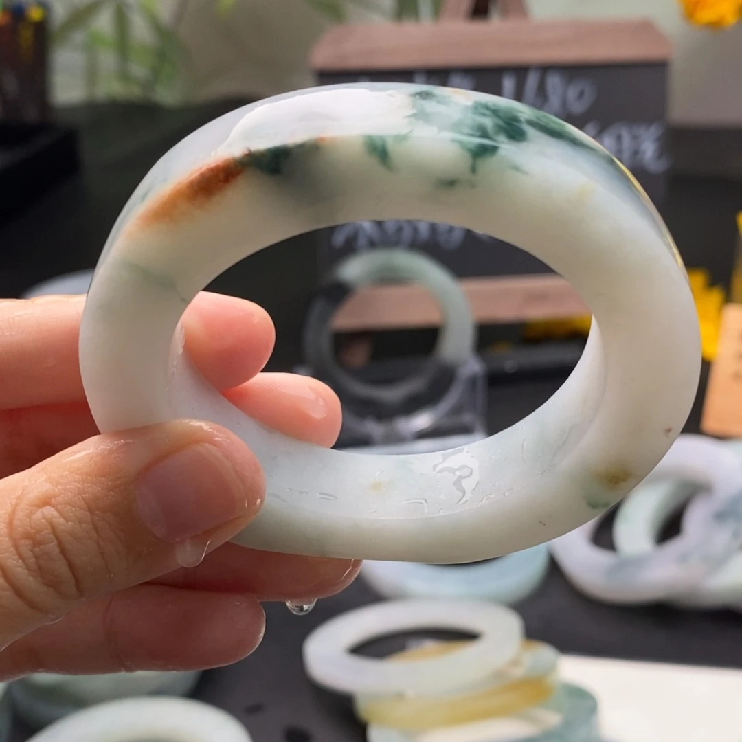 定制翡翠翡翠手镯未镶嵌丈***2