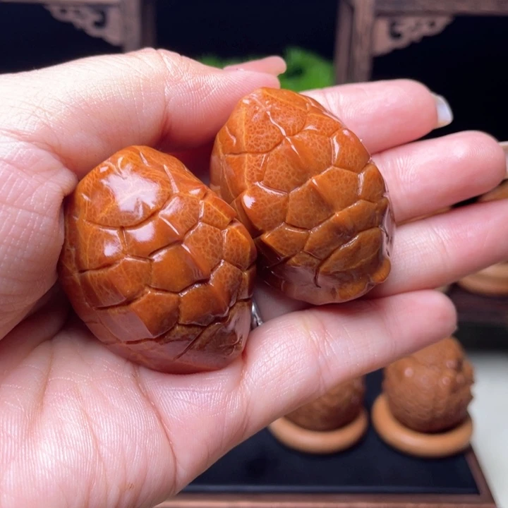 吊坠橄榄核龙脊富甲手球3.23