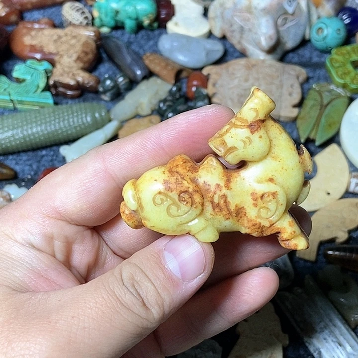 和田玉未镶嵌颈饰73