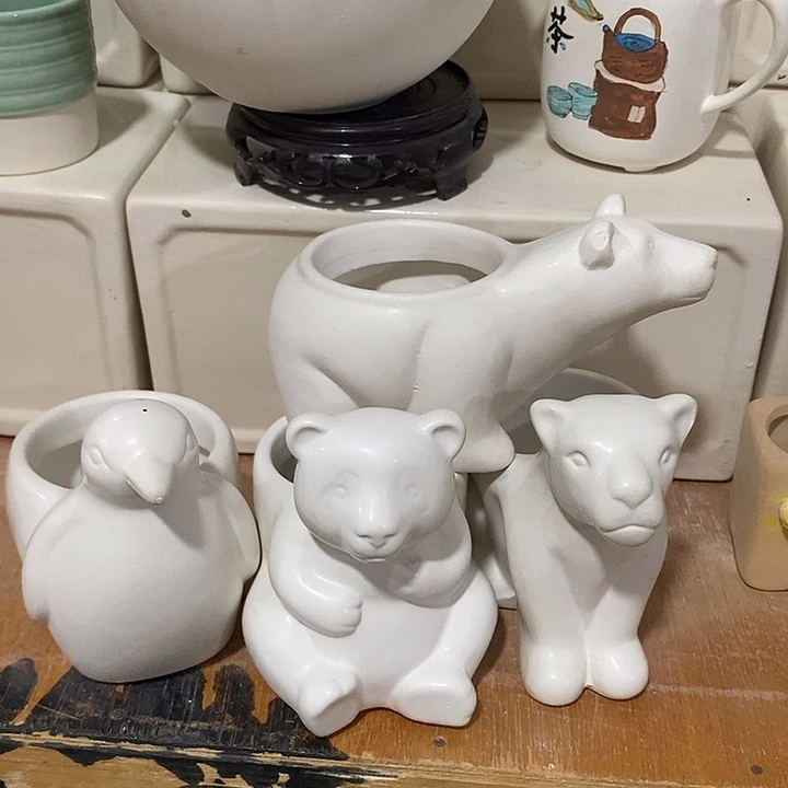 陶盆有孔 瑕疵针孔漏釉介意勿拍外高 10外口7