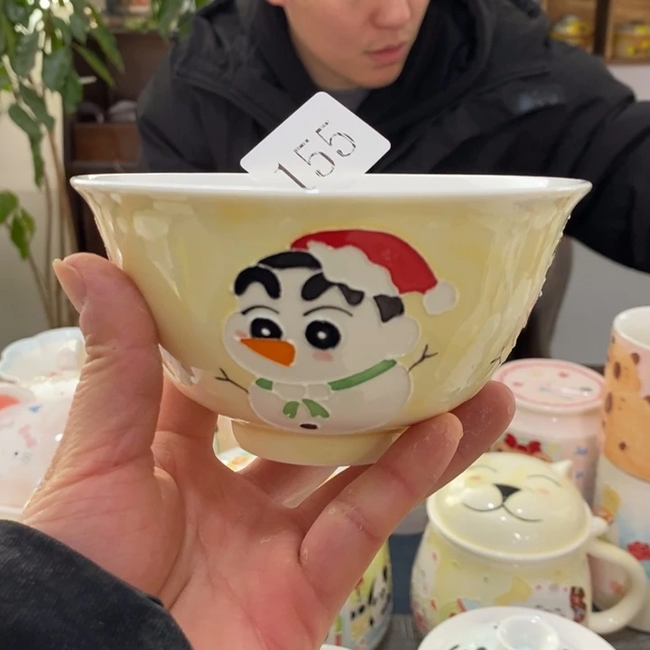 杯景德镇釉下彩手绘