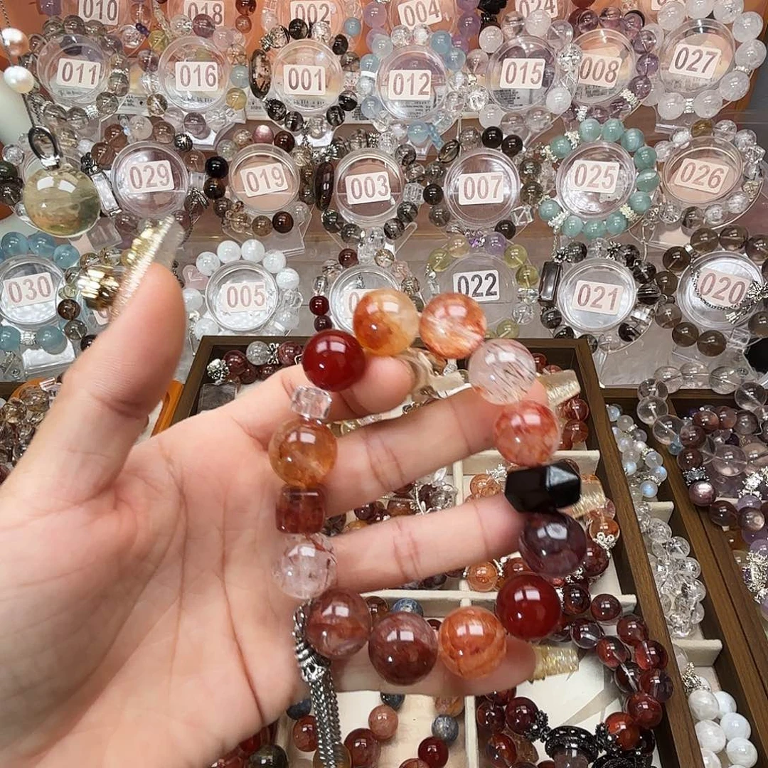 水晶银S925镶嵌手链