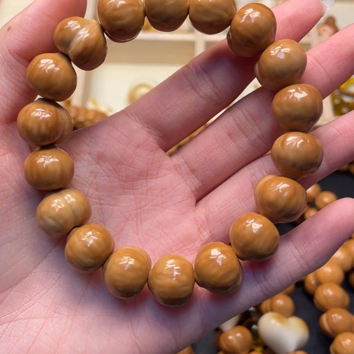 兮***猴头核桃手串二等屁桃猴头核桃