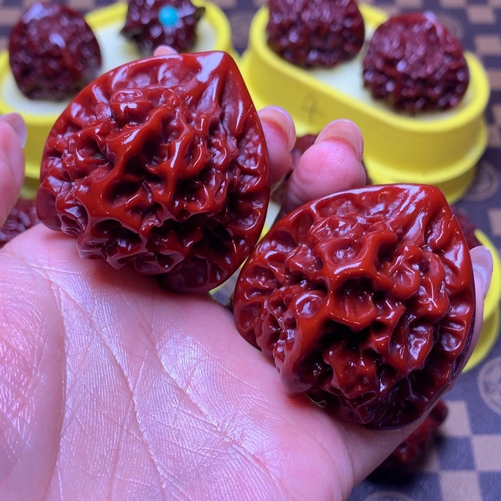 文玩核桃把件帝王46