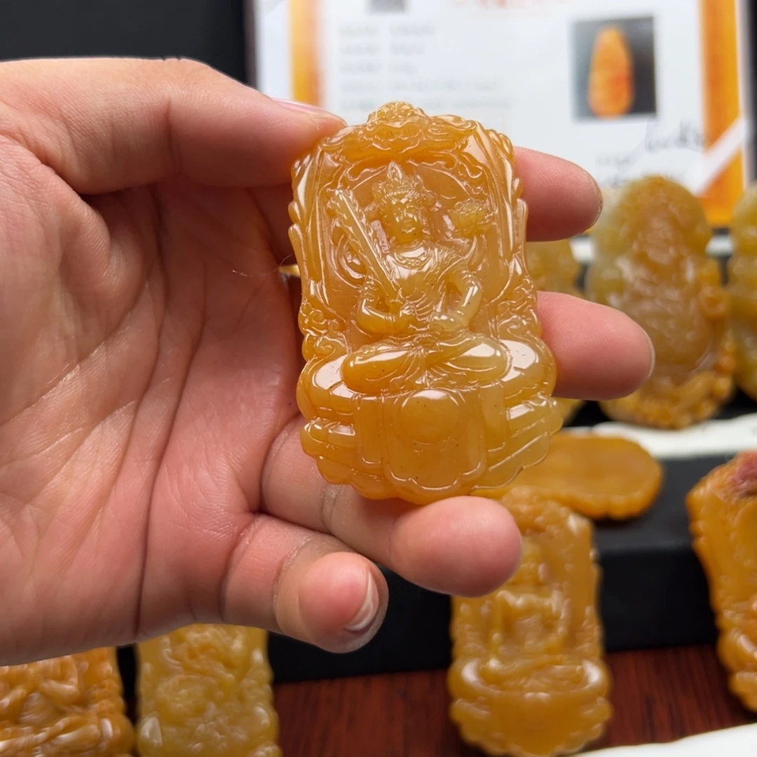 石英质玉（黄龙玉）未镶嵌多样性发货，发其一
