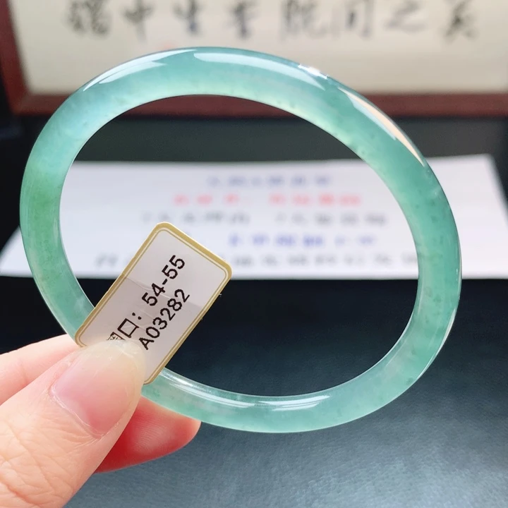 翡翠未镶嵌手镯翡翠手镯35