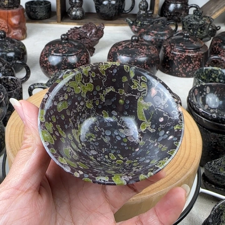 梅花玉绿梅斗笠杯50毫升