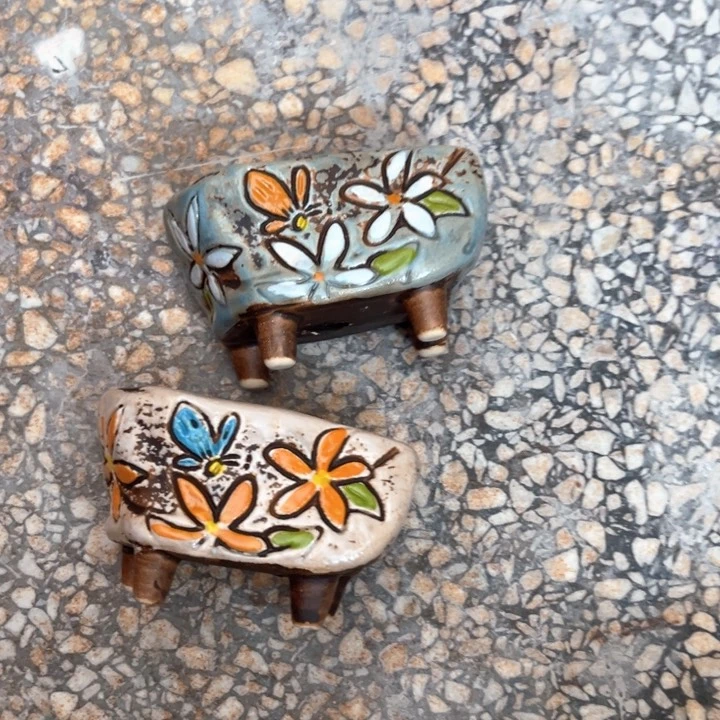 紫砂花盆粗陶材质多肉花盆