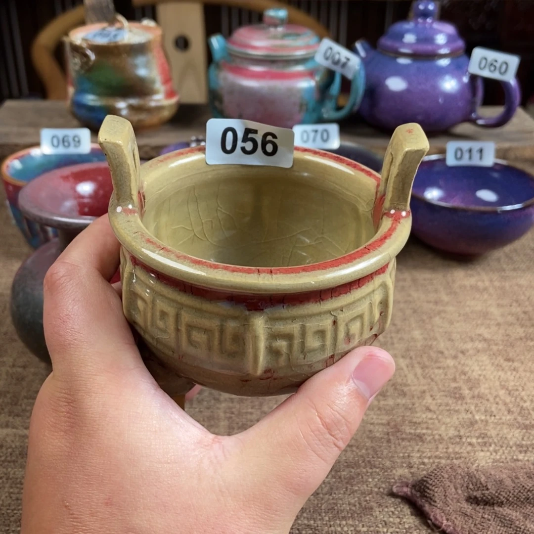 用***9瓷片钧瓷茶壶茶具