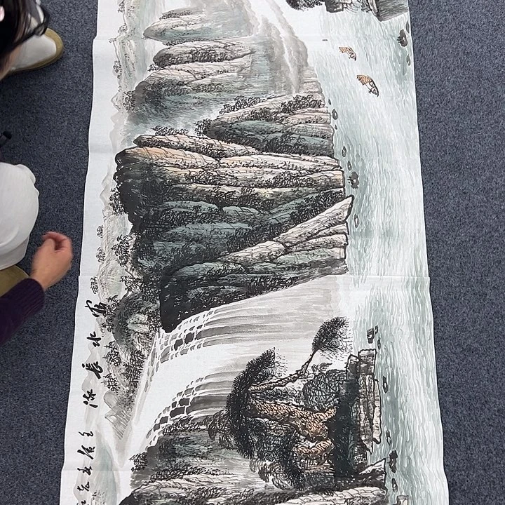 国画手绘国画作品