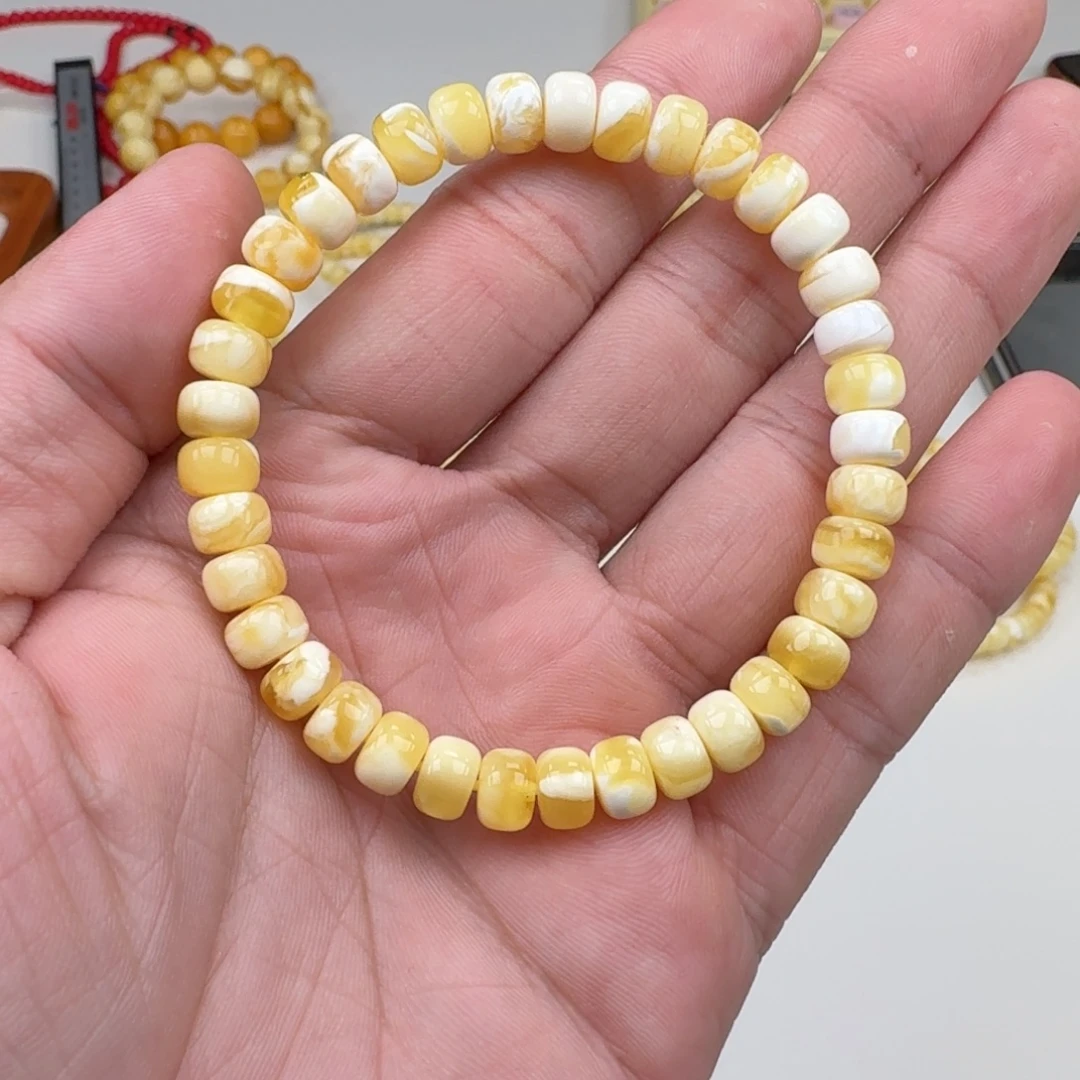 手链琥珀未镶嵌蜜蜡手串