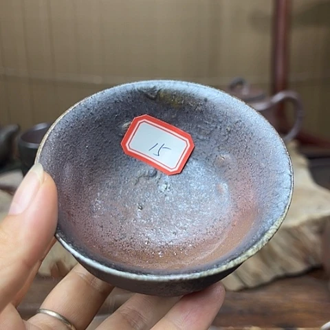 戬谷龙窑柴烧茶杯15