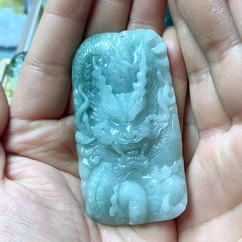 翡翠颈饰未镶嵌天然缅甸翡翠a货