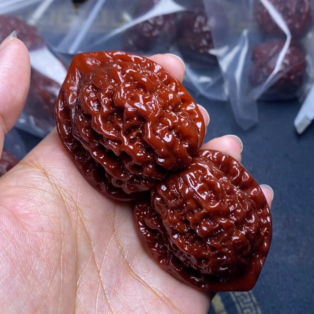 文玩核桃吊坠官帽43
