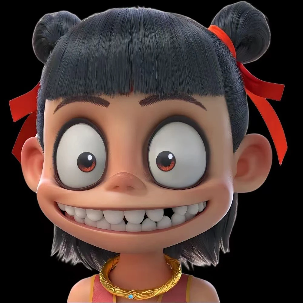 哪吒搞笑车贴哪吒魔童闹海创意个性卡通动漫遮挡刮痕装饰汽车贴纸