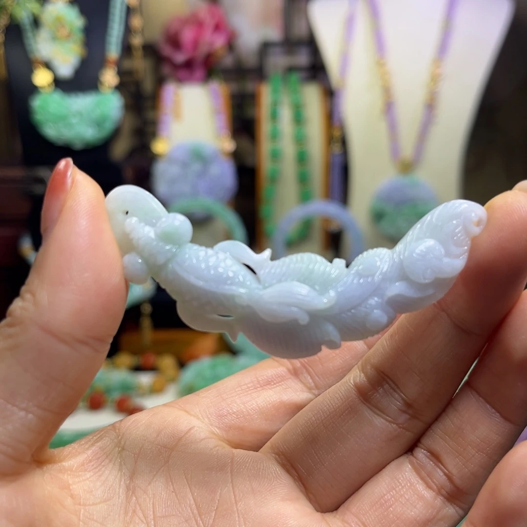 翡翠未镶嵌颈饰天然翡翠