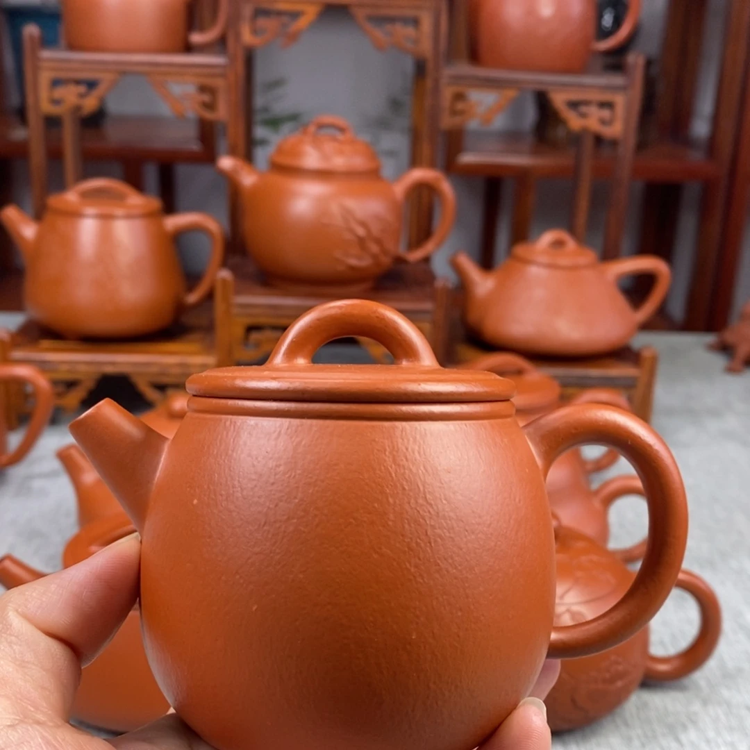 紫砂茶壶爱*墨200毫升全手工