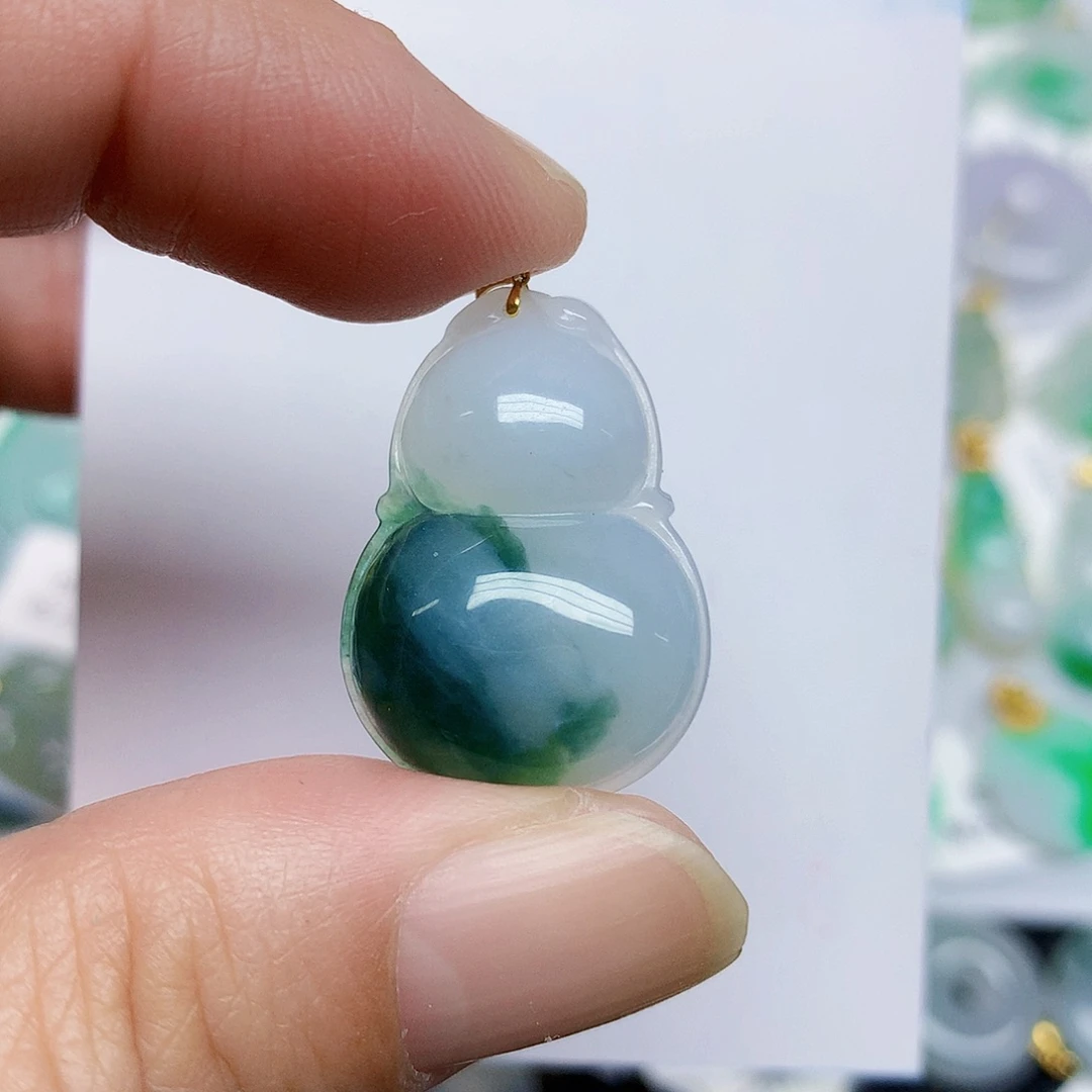 翡翠未镶嵌颈饰356788