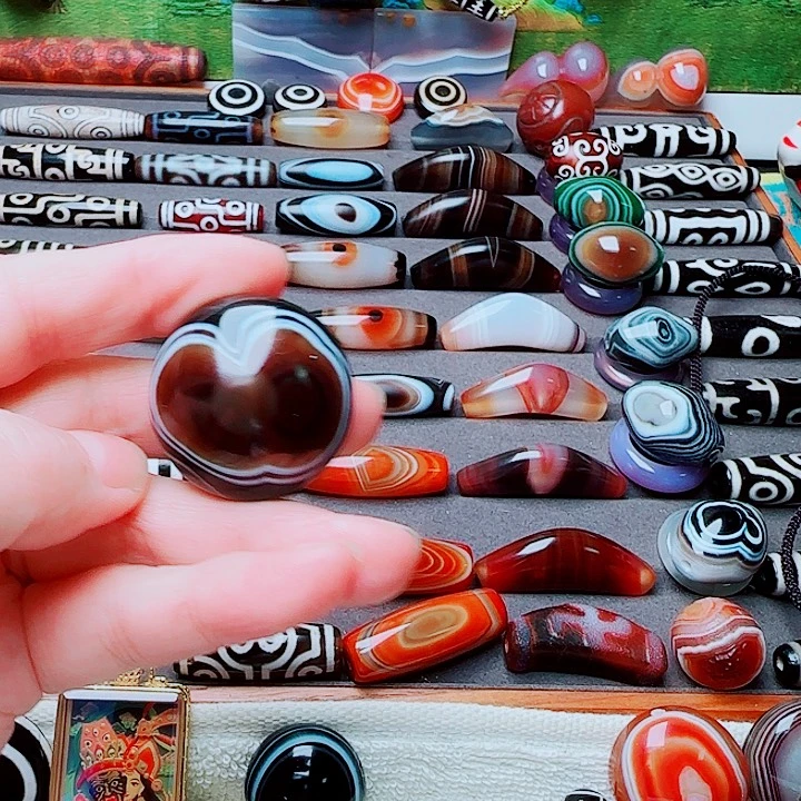 玛瑙/玉髓合金珠宝半成品