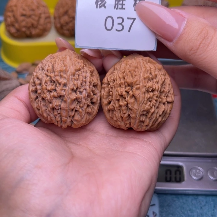 把件文玩核桃大蒜头36.037