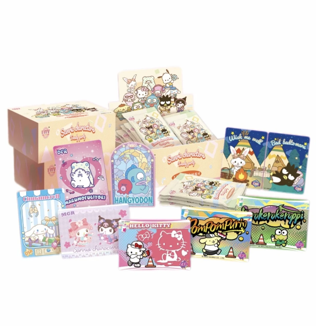 【清仓浮浮】一起玩儿三丽鸥超酷派对收藏卡畅享包潮玩卡牌盲盒代拆