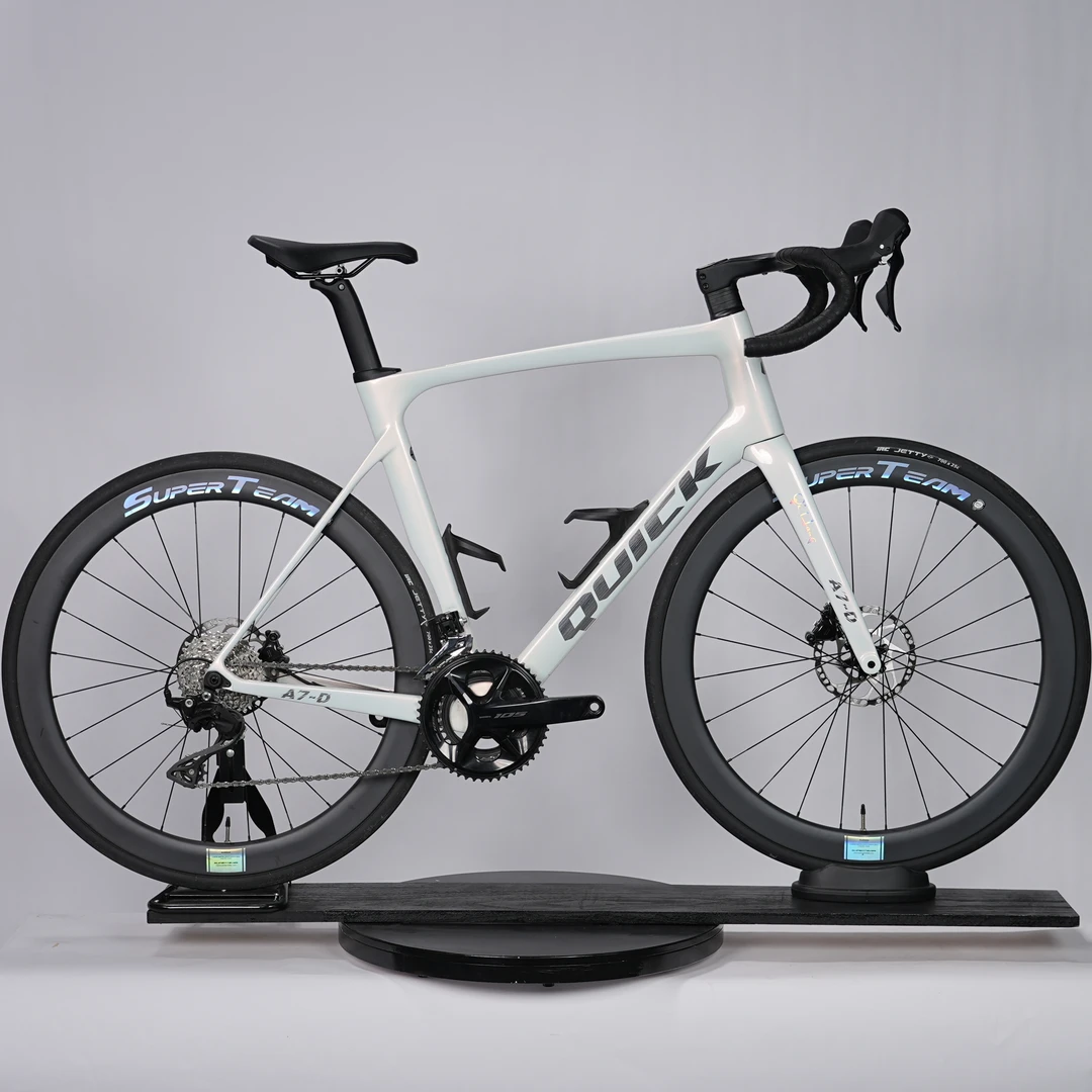 快客Quick 自组公路车A7-D白色 54码 跨高80.8 适合180以上