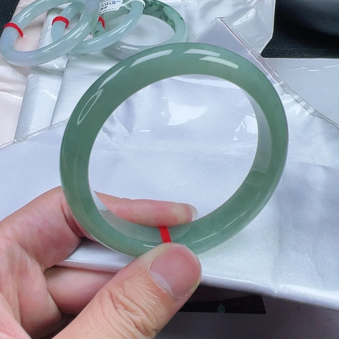 翡翠未镶嵌手镯手镯57.3