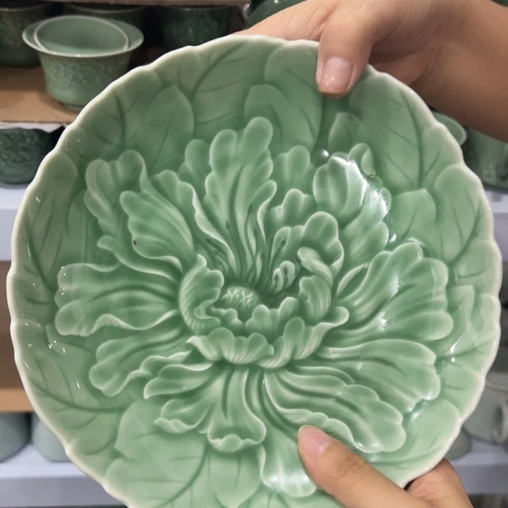 龙泉云间青瓷小米茶器