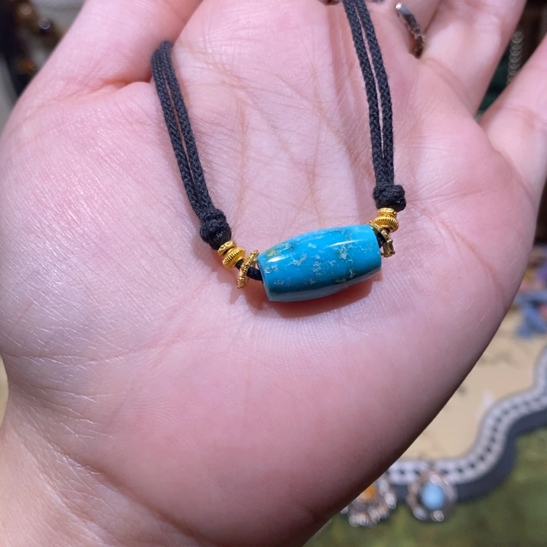 绿松石未镶嵌颈饰锁骨链